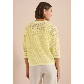 Cecil Kurzarmpullover Gelb XL