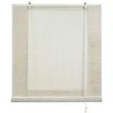 STORESDECO Bambusrollo, Weiß, Kunststoff, Uni, Rechteckig, 150x175 cm, CE, Wohntextilien, Rollos & Jalousien, Rollos
