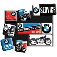 Nostalgic-Art Magnetset "BMW-Service" – Motorradzubehör – Geschenkideen