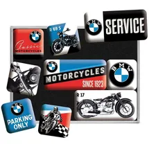 Nostalgic-Art Magnetset "BMW-Service" – Motorradzubehör – Geschenkideen