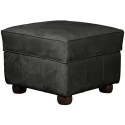 Polsterhocker HOME AFFAIRE "CHARENTE, Chesterfield Hocker, Maße B/T/H: 55/55/73 cm", grau (anthrazit), B:55cm H:73cm T:55cm, 100% Polyester, Hocker, passend zur Serie Charente, in hochwertiger Verarbeitung
