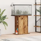 vidaXL Aquarienunterschrank Altholz-Optik 36x60,5x72,5 cm