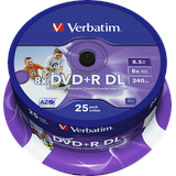 Verbatim DVD+R DL 8,5GB 8x bedruckbar 25er Spindel