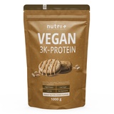 Nutri + Vegan 3K Protein Erdnussbutter-Cookie Pulver 1000 g