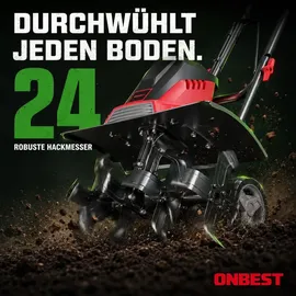 onbest Gartenfräse Elektro T1545