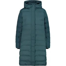CMP WOMAN Coat Fix Hood - Mantel Gr 36 blau