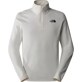 The North Face Herren 100 Glacier 1/4 Zip Sweatshirt, White Dune/Npf, XXL