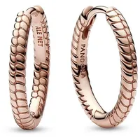 Pandora 282728C00 Damen-Ohrringe für Charms Creolen Roségoldfarben