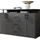 Die Möbelfundgrube Highboard 139 x 90 x 34 cm Anthrazit