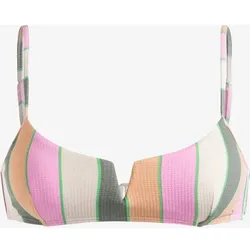 ROXY Damen Bikinioberteil VISTA STRIPE, AGAVE GREEN VERY VISTA STRIPE, S
