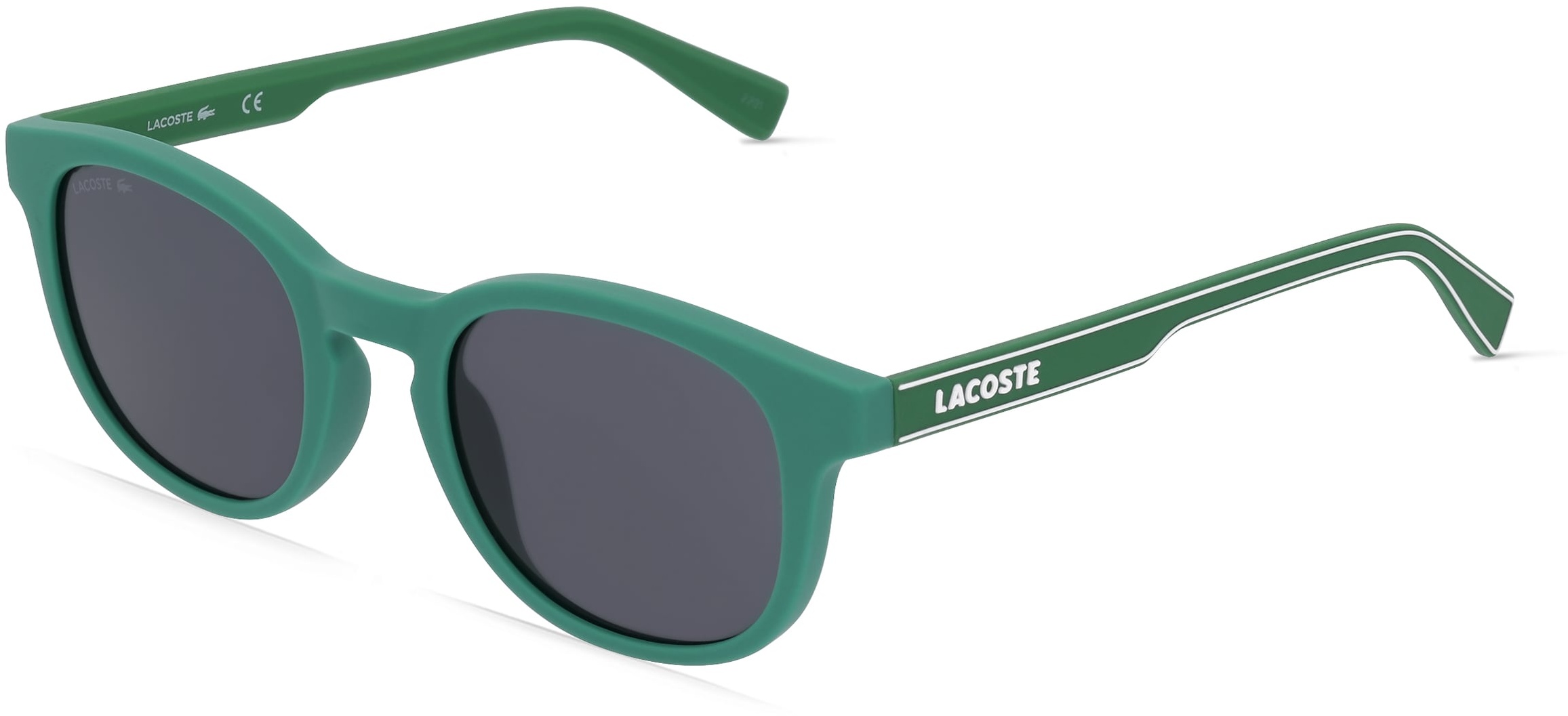 Lacoste Kids L3644S Jugend-Sonnenbrille Vollrand Panto Kunststoff-Gestell, grün