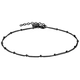 Liebeskind Berlin Fußkette Edelstahl schwarz