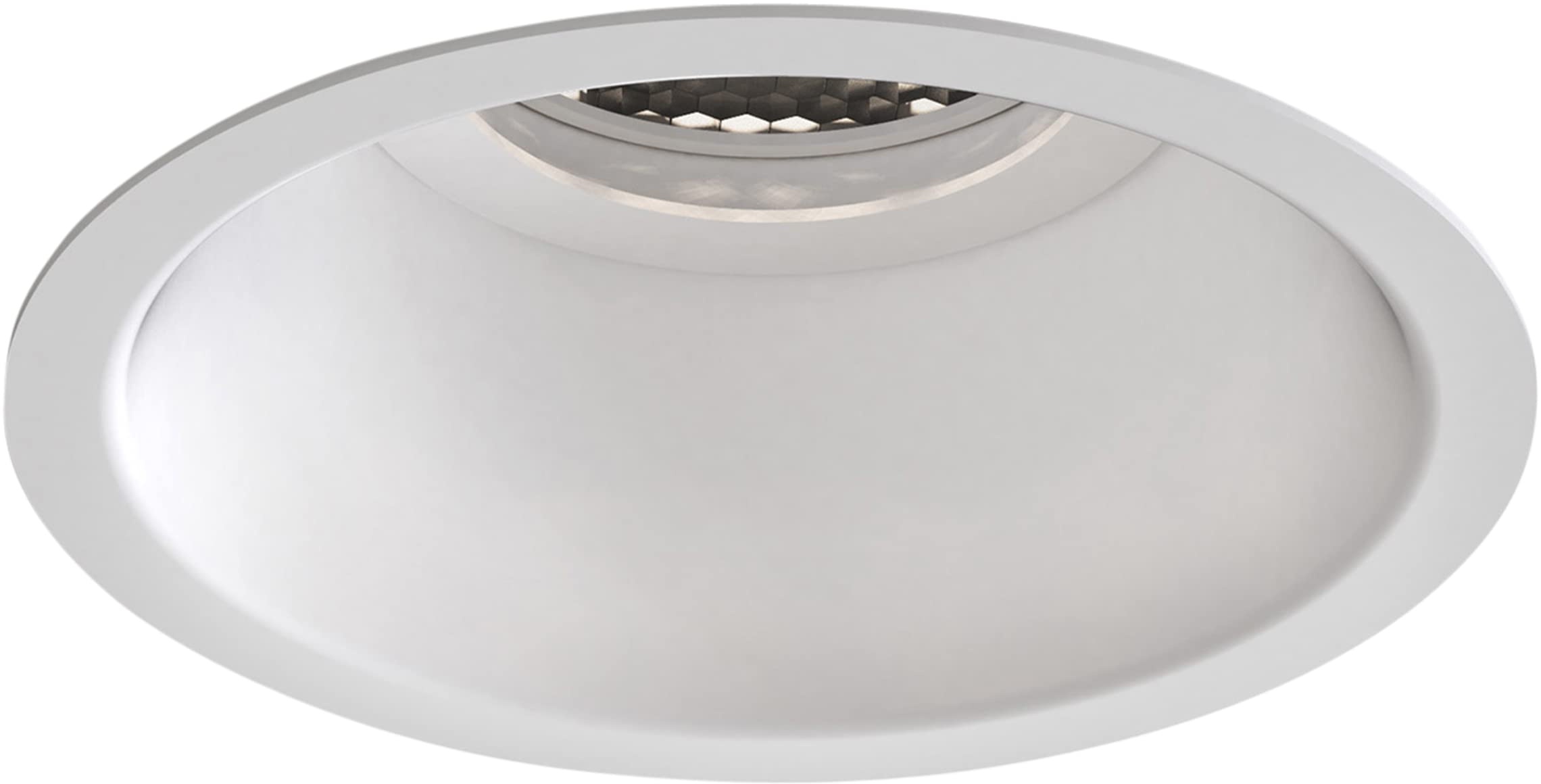 Astro Minima Slimline Round Fixed Fire-Rated IP65, Dimmable Badezimmer Downlight, IP65 Rated (Matt White) LED GU10, Designed in Britain – 1249034 – 3 Jahre Garantie
