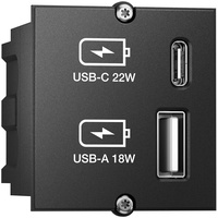 Bachmann Custom Modul USB A - Modulares Faceplate-Snap-In