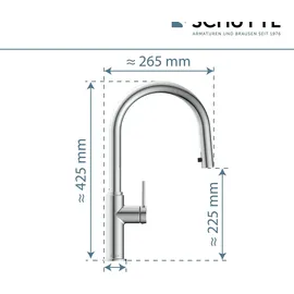 Schütte Blackpool Einhebelmischer Chrom
