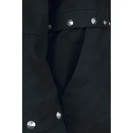 Rock Rebel by EMP Damen schwarze Winterjacke mit Nietendetails S - S