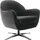 TRENDMANUFAKTUR Drehsessel "Mira, Loungesessel", grau (graphite, grau), B:83cm H:85cm T:80cm, 92% Polyester, 8% Nylon;100% Polyester, Sessel, Drehsessel, in zeitlosem, modernen Stil mit praktischer Drehfunktion