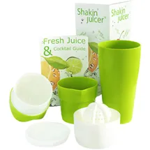 shakin' juicer® Shakin' Juicer & Entsafter – Handlich, robust & BPA-frei – Vielseitiger Entsafter für Gemüse und Obst – Zitruspresse spülmaschinenfest – Made in Germany
