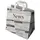 Papstar 50 Tragetaschen, Papier 25 cm x 26 cm x 17 cm "sprint" mit Tragegriff