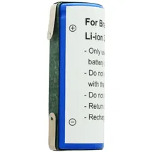 AccuCell Akku passend für Braun 5671, 5673, Philips Nerelco 8892XL 3,7 Volt 1600mAh, 50 x 18.50 x 18.20mm