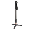 Legends Lance Monopod mit Standspinne Docz 2 Schwarz