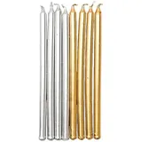 Rico Design Kerzen Gold und Silber 16 St.