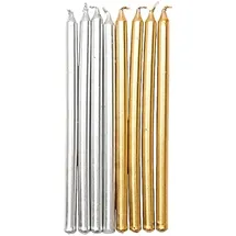 Rico Design Kerzen Gold und Silber 16 St.