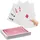 Relaxdays Pokerkarten, Jumbo 54 Karten Weiß,Rot,Schwarz