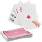Relaxdays Pokerkarten, Jumbo 54 Karten Weiß,Rot,Schwarz