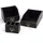 DESIGN DELIGHTS Organizer-Set Schreibtisch Holz 16x21x24 cm Schwarz 3 St.