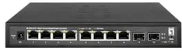 LEVELONE GES-2110 Hilbert 10-Port Gigabit Smart Lite Switch Gigabit RJ45 SFP