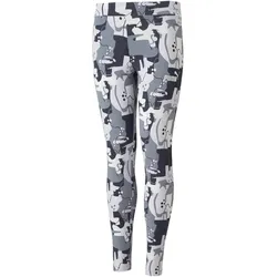 PUMA Essentials+ Street Art Print Leggings Mädchen 01 - PUMA black 176
