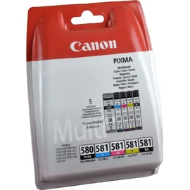 Canon PGI-580 pigmentschwarz + CLI-581 CMYK