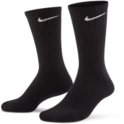 Nike Unisex Everyday Cushioned Training Crew Socks (3 Pairs) schwarz