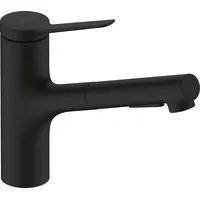 Hansgrohe Zesis M33 150 Ausziehbrause, 2 Strahlarten, Mattschwarz