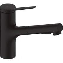 Hansgrohe Zesis M33 150 Ausziehbrause, 2 Strahlarten, Mattschwarz