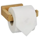 Relaxdays Toilettenpapierhalter Bambus Hellbraun