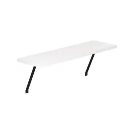 moebel17 Adin Hängeregal 60 x 21,5 x 18 cm Weiß