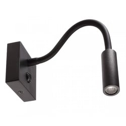 Deko-Light LED Wandaufbauleuchte Brahe I Eckig 3,3W 165lm 3000K Schwarz