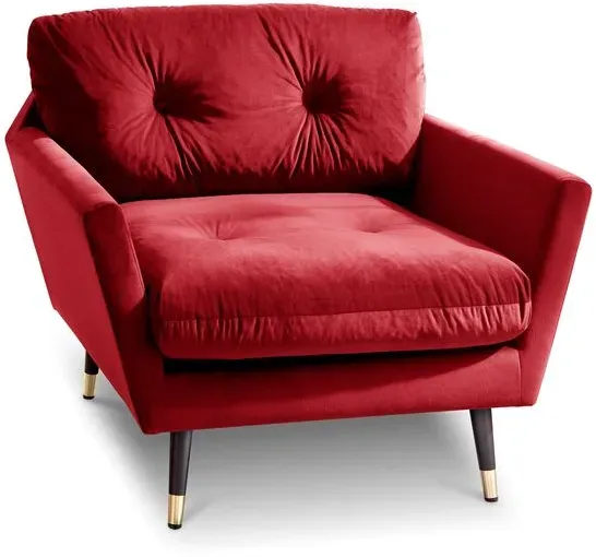 BOOOM Sessel Japan Stoff Dark Red