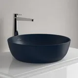 Villeroy & Boch Artis Aufsatzwaschbecken, rund, ohne Überlauf, 430x430mm, 417943R6, Farbe: Nightfall CeramicPlus