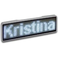  LED-Namensschild Weiß 44 Pixel (B x H x T)