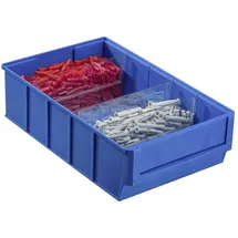 Allit 456530 Sichtlagerkasten (L x B x H) 300 x 185 x 81mm Blau 1St.