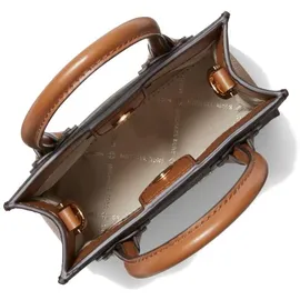 Michael Kors Mercer Extra-Small Pebbled Leather Crossbody Bag (Brown) - Braun