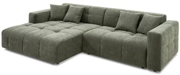 SOMETA Ecksofa Altea Stoff Moos