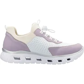 Rieker M6067-30 Weiss/Lila Damen 39
