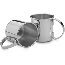 Echtwerk Becher 0,48 l Silber 2 St.
