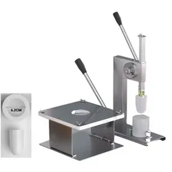Bao / Dim Sum / Metall Knödel Versiegelungsmaschine + Metallpresse mit großer Form 30-75g Teig
