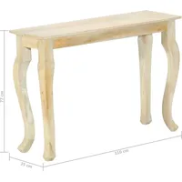 VidaXL Konsolentisch 110×35×77 cm Massivholz Mango