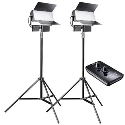 Walimex pro Sirius 160 LED 65W Daylight 2er Set mit Stativen